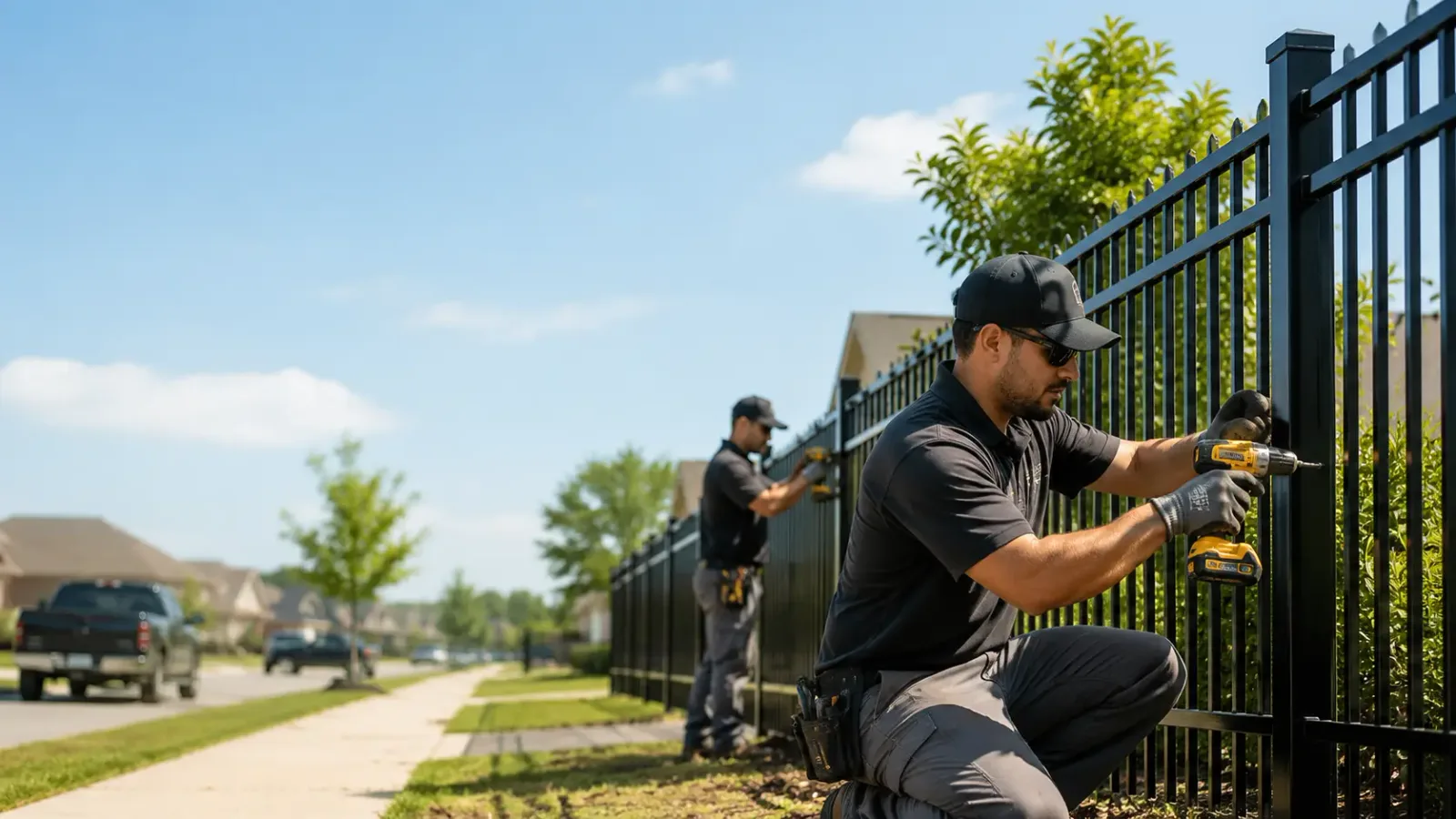 Metal Fence Installation in Greenville, TX